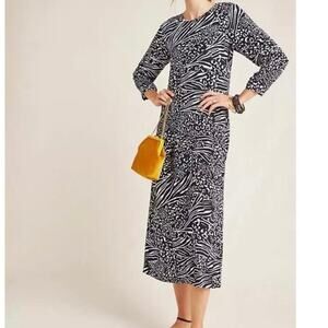 Kachel x Anthropologie Hollie Abstract Midi Dress
